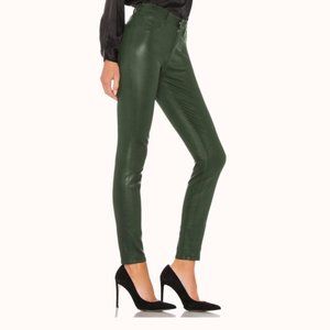 L'Agence Margot High-Rise Ankle Skinny Coated Jean